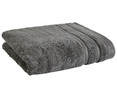Toalla de lavabo 100% algodón color gris oscuro, densidad de 500g/m², ACTUEL.