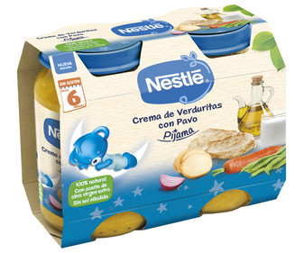 Tarrito de verduras con pavo a partir de 6 meses NATURNÉS Pijama 2 x 200 g. Tarrito de verduras con pavo a partir de 6 meses NATURNÉS Pijama 2 x 200 g.