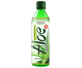 Refresco de aloe vera botella de 50 centilitros Refresco de aloe vera botella de 50 centilitros