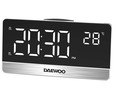 Radio reloj DAEWOO DCR-570, alarma dual, radio FM, pantalla grande.