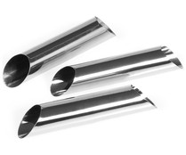Pack de 3 cilindros de acero inoxidable para repostería, HABI.