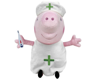 Peluche de Peppa Pig Enfermera o Hada, 45 cm. PEPPA PIG. Peluche de Peppa Pig Enfermera o Hada, 45 cm. PEPPA PIG.