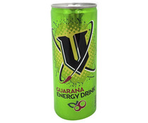 Bebida energética con guaraná V 25 cl.