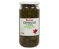 Espinacas al natural PRODUCTO ALCAMPO frasco de 425 g.