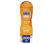 Gel de masaje y lubricante íntimo con excitante extracto de Guaraná DUREX Play 200 ml.