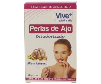 Perlas de ajo VIVE PLUS 48 uds. Perlas de ajo VIVE PLUS 48 uds.