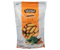 Picos con ingredientes funcionales de brocoli, jengibre y cúrcuma OBANDO 100 g.