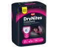 Pañales de noche talla 6 (braguitas absorbentes), para niñas de 16 a 23 kilogramos y de 3 a 5 años DRYNITES Pijama pants 16 uds.