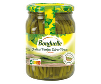 Judías verdes finas BONDUELLE frasco de 280 g.