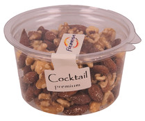 Cocktail premium de frutos secos FRUMESA tarrina de 200 g.