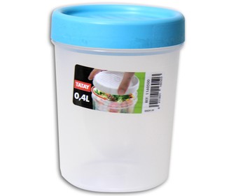 Hermético plástico 0,4 litros