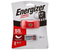 Linterna frontal Led con cinta ajustable para la cabeza, 55 lumens, ENERGIZER Headlight.