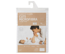 Protector de colchón cutí microfibra poliéster, 105 cm, CANDIDO PENALBA.