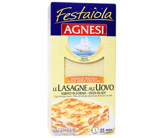 Pasta lasaña paquete de 500 gramos Pasta lasaña paquete de 500 gramos