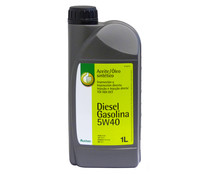 Aceite sintético para vehículos con motor diésel PRODUCTO ECONÓMICO ALCAMPO 1 litro.