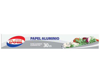 Papel de aluminio DOAL 30 mts. Papel de aluminio DOAL 30 mts.