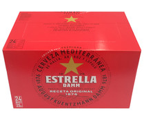 Cerveza Mediterránea ESTRELLA DAMM pack de 24 x 25 cl. 