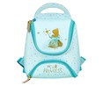 Mochila preescolar diseño de princesa, color azul, PRODUCTO ALCAMPO, 24x25x13cm.