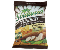 Snacks de yuca originales SOLDANZA YUQUITAS 45 g.