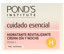 Crema de día y noche hidratante y revitalizante, para pieles normales POND'S Cuidado esencial 50 ml.
