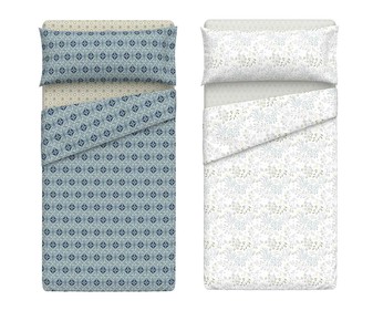 Juego de sábanas de microfibra para cama de 90cm, ACTUEL. Modelos surtidos, 1 unidad. Juego de sábanas de microfibra para cama de 90cm, ACTUEL. Modelos surtidos, 1 unidad.