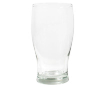 Vaso de vidrio transparente para cerveza con capacidad de 0,375 litros, SWEET AHOME. 
