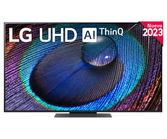 Televisión 139,7cm (55") LED LG 55UR91006LA 4K HDR 10 PRO, SMART TV, WIFI, TDT T2, USB reproductor y grabador, 3HDMI, 50HZ. Televisión 139,7cm (55") LED LG 55UR91006LA 4K HDR 10 PRO, SMART TV, WIFI, TDT T2, USB reproductor y grabador, 3HDMI, 50HZ.