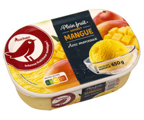 Tarrina de sorbete con mango y preparado de trozos de mango PRODUCTO ALCAMPO 1 l.