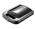 Sandwichera COMELEC SA1208, 1400W, placas cuadradas, indicador luminoso,
