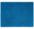 Alfombra de baño 100% algodón color azul oscuro, densidad de 1000g/m², 50x70 cm. ACTUEL.