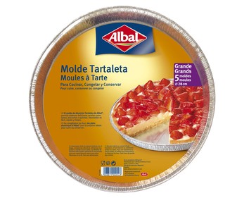 Molde de aluminio para tarta ALBAL 1 ud. Molde de aluminio para tarta ALBAL 1 ud.