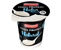 Yogur natural cremoso, bajo en grasa y rico en proteinas (28g) EHRMANN High protein 300 g.