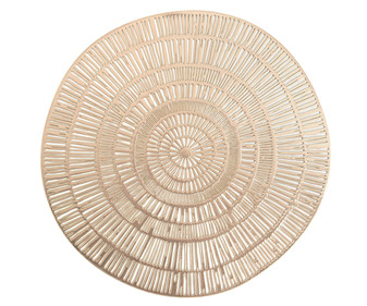 Mantel de espiral de 38 cm, color oro, QUID Habital. Mantel de espiral de 38 cm, color oro, QUID Habital.