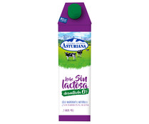 Leche desnatada 0% materia grasa, sin lactosa CENTRAL LECHERA ASTURIANA 1 l.