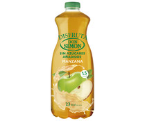 Néctar sin azúcar añadido de manzana DON SIMON DISFRUTA botella de 1,5 l.