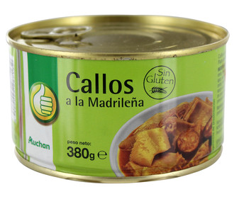 Callos a la madrileña lata de 380 gramos Callos a la madrileña lata de 380 gramos