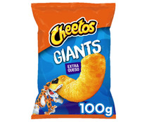 Aperitivos de maíz sabor queso CHEETOS Giants 100 g.