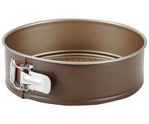 Molde redondo desmontable con revestimiento antiadherente, 21cm., ACTUEL. Molde redondo desmontable con revestimiento antiadherente, 21cm., ACTUEL.