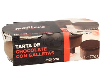 Postre lácteo con chocolate con leche y galleta 80g x 2Uds Postre lácteo con chocolate con leche y galleta 80g x 2Uds