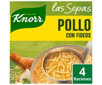 Sopa de pollo con fideos KNORR sobre de 63 g.