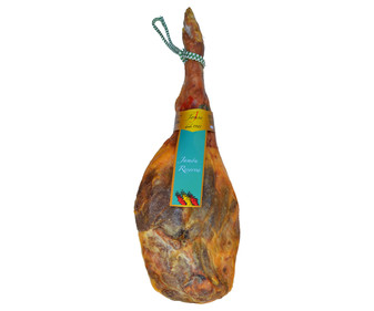Jamón curado reserva con curación mínima de 16 meses JAMSA pieza de 7 kilos (peso aproximado). Jamón curado reserva con curación mínima de 16 meses JAMSA pieza de 7 kilos (peso aproximado).