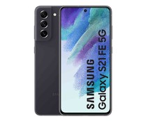 Smartphone 16,48cm (6,4") SAMSUNG Galaxy S21 FE 5G SM-G990BLAGEUB gris, Octa-Core, 8GB Ram, 256GB, 12+12+8 mpx, Dual Sim, Android.