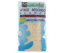 Arroz redondo blanco ecológico MARGABIO 1 kg.
