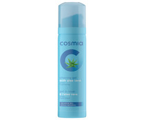 Gel depilatorio hidratante en spray, con aloe vera y especial pieles sensibles COSMIA 200 ml.