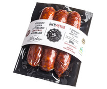 Chorizo asturiano de calidad extra y ahudado natural EL CUCO 300 g.