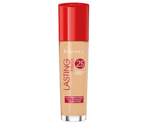 Base de maquillaje con sérum tono 203 Soft Beige RIMMEL Lasting finish.