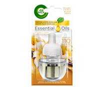 Recambio ambientador eléctrico, fragancia orquídea y vainilla AIR WICK ESSENRTIAL OIL 19 ml.