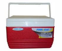 Nevera portátil color rojo con 11 litros de capacidad, PINNACLE