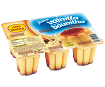 Flan de vainilla REINA pack de 6 uds de 100 gr