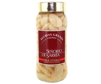 Alubia cocida granja SEÑORÍO DE SARRIÁ 560 g. Alubia cocida granja SEÑORÍO DE SARRIÁ 560 g.